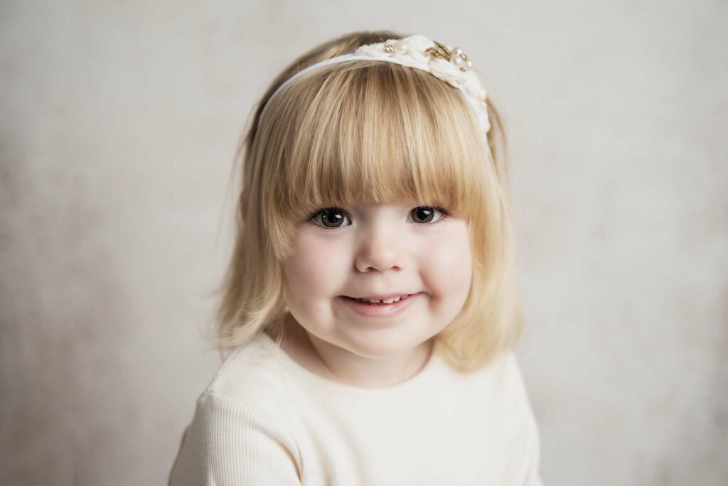 baby smile during baby photography manchester studio