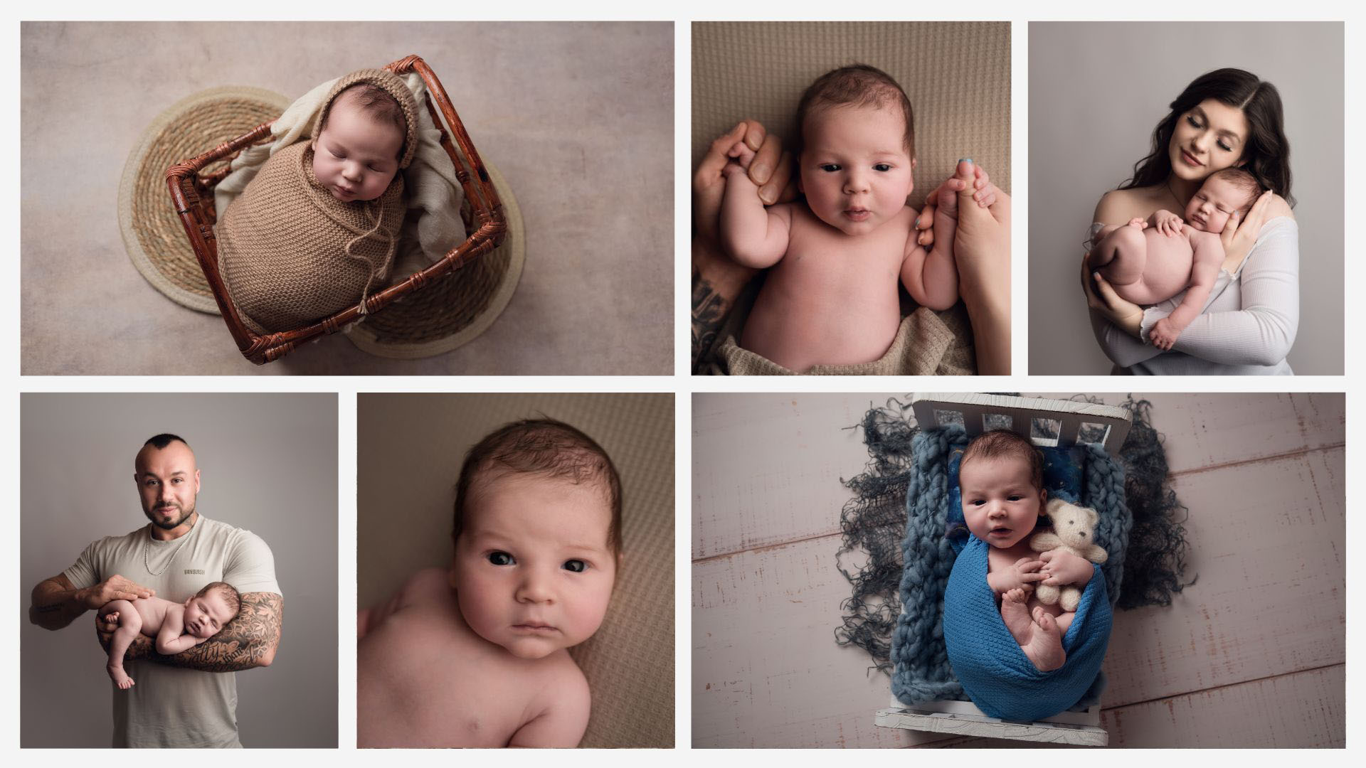 newborn photography manchester collage by Dora Horvath Phogotraphy